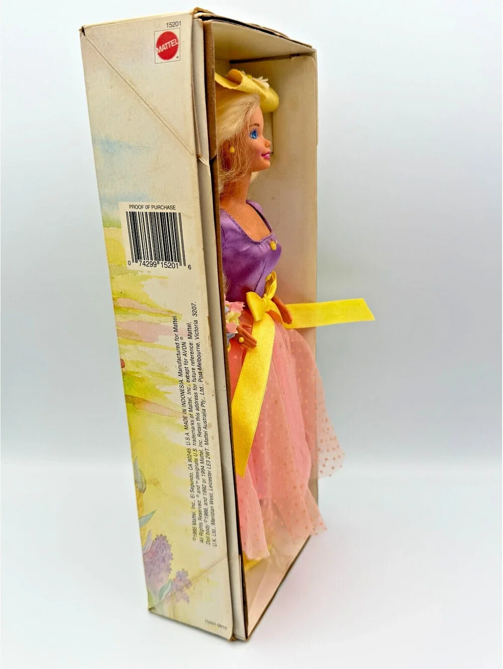 Vintage 1996 Spring Petals Barbie Doll Avon Special Edition Mattel